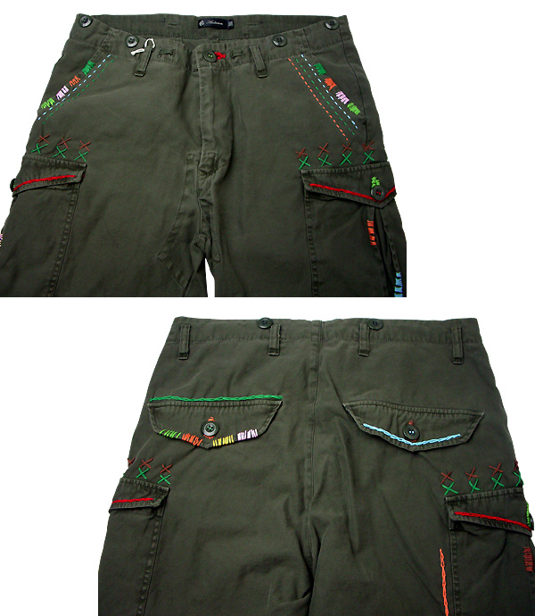 Audience スウェーデン軍M-59手刺繍カーゴショーツ