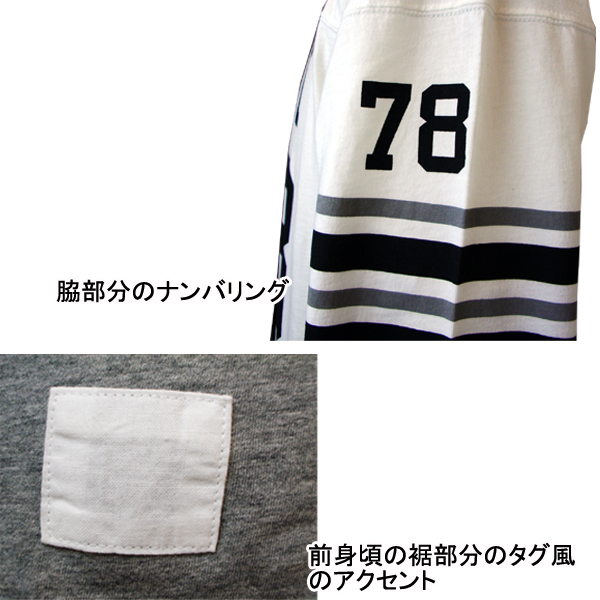 Audience ナンバー78フットボールTEE