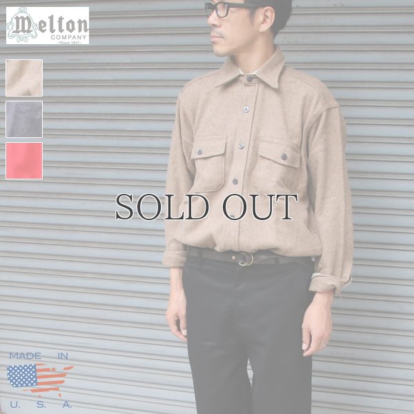 画像1: MELTON COMPANY (メルトンカンパニー) CPOウールチェックシャツ【MADE IN U.S.A】『米国製』/ デッドストック