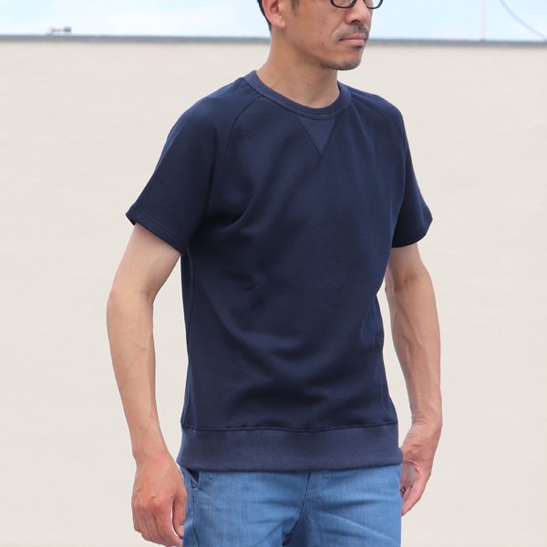 画像6: 【RE PRICE/価格改定】裏毛 ガゼット サドルショルダー S/Sスウェット【MADE IN JAPAN】『日本製』/ Upscape Audience