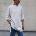 画像3: 度詰ワッフル サイドスリット ロングビッグ 5/S Tee【MADE IN JAPAN】『日本製』/ Upscape Audience