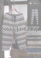 ハスキーボーダー起毛クロップドイージーパンツ【MADE IN JAPAN】[Lady's] / Upscape Audience