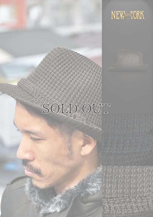 画像1: "SQUARED FEDORA"カジュアルハット (#7004) / NEW YORK HAT