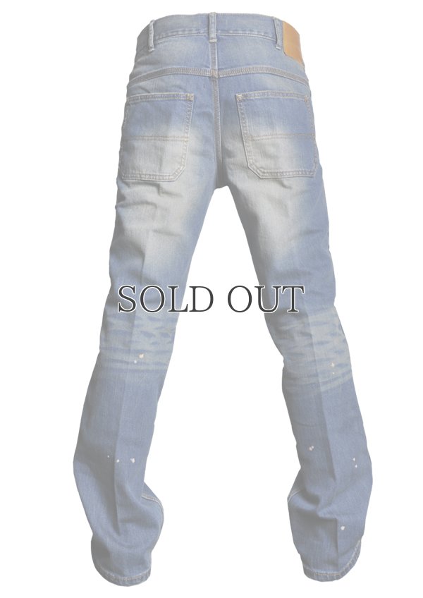 画像9: ヴィンテージウォッシュ4ポケペインターストレッチデニムパンツ / Audience