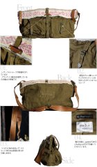 More photos1: チェコ軍ハンドメイドリメイクブランケット生地使いショルダーバッグ【MADE IN JAPAN】 【送料無料】 / Audience × garden TOKYO