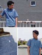 More photos3: ヘビーオックスフォード/シャンブレーボタンダウンプルオーバー半袖シャツ / THE BAGGY