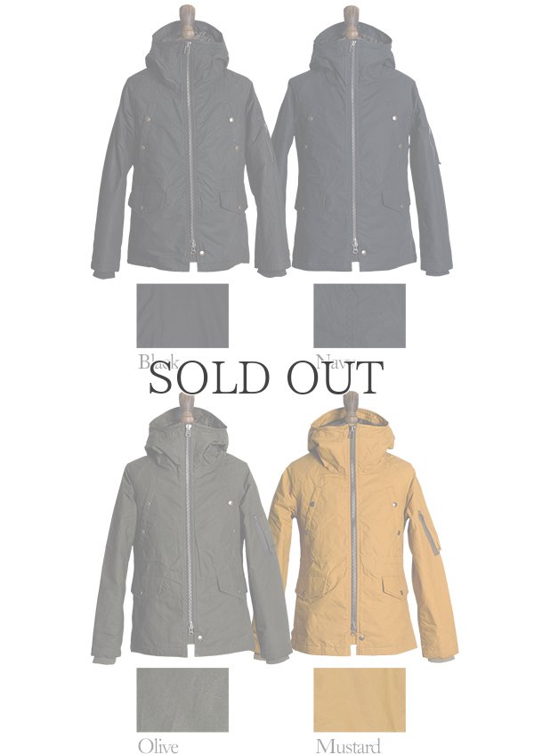 画像9: コーティングツイル中綿N3Bミリタリーフードジャケット 【送料無料】 / Audience