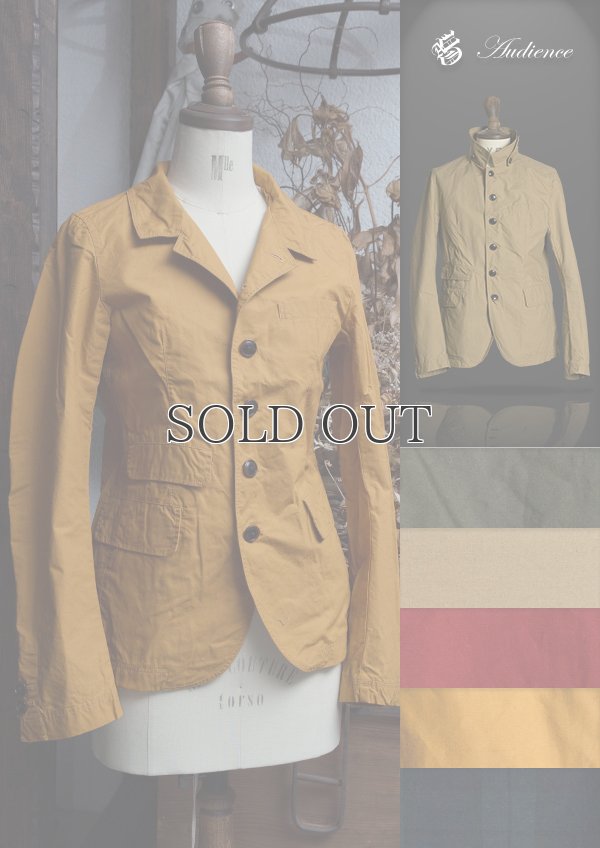 画像1: コーティングツイル6ボタンドライビングジャケット [ Lady's ] 【送料無料】 / Audience