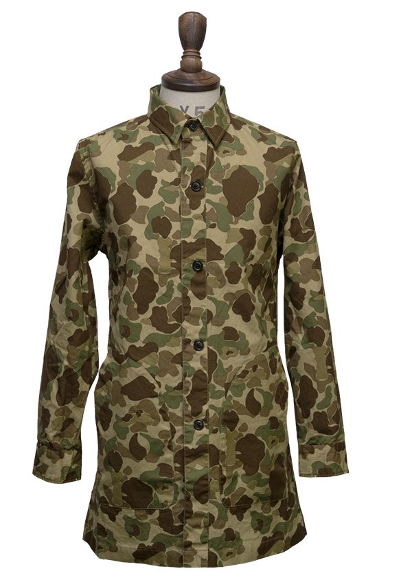 画像14: 【RE PRICE / 価格改定】カモ柄プリントツイルアトリエコート【MADE IN JAPAN】『日本製』/ Upscape Audience