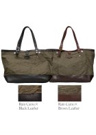 More photos2: デッドストックレインカモテント生地×Leather Travel Tote Bag 【送料無料】 / Upscape Audience VASCO