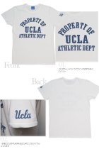 More photos1: UCLA"PROPERTY OF UCLA ATHLETIC DEPT"三素材混カレッジプリント半袖クルーネックTシャツ [Lady's] / Audience