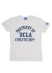 画像2: UCLA"PROPERTY OF UCLA ATHLETIC DEPT"三素材混カレッジプリント半袖クルーネックTシャツ [Lady's] / Audience (2)