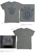 More photos1:  UCLA"UCLA"大学ロゴ三素材混カレッジプリント半袖VネックTシャツ [Lady's] / Audience