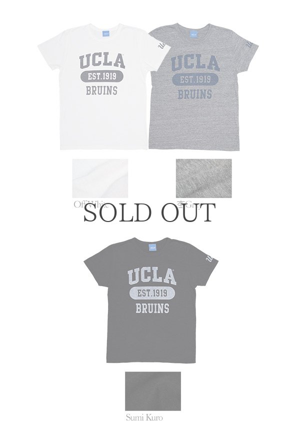 画像4: UCLA"UCLA EST.1919 BRUINS"三素材混カレッジプリント半袖クルーネックTシャツ [Lady's] / Audience