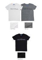 More photos2:  UCLA"UCLA"ロゴ三素材混カレッジプリント半袖VネックTシャツ / Audience