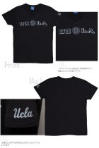 More photos1: UCLA"UCLA"ロゴ三素材混カレッジプリント半袖VネックTシャツ [Lady's] / Audience