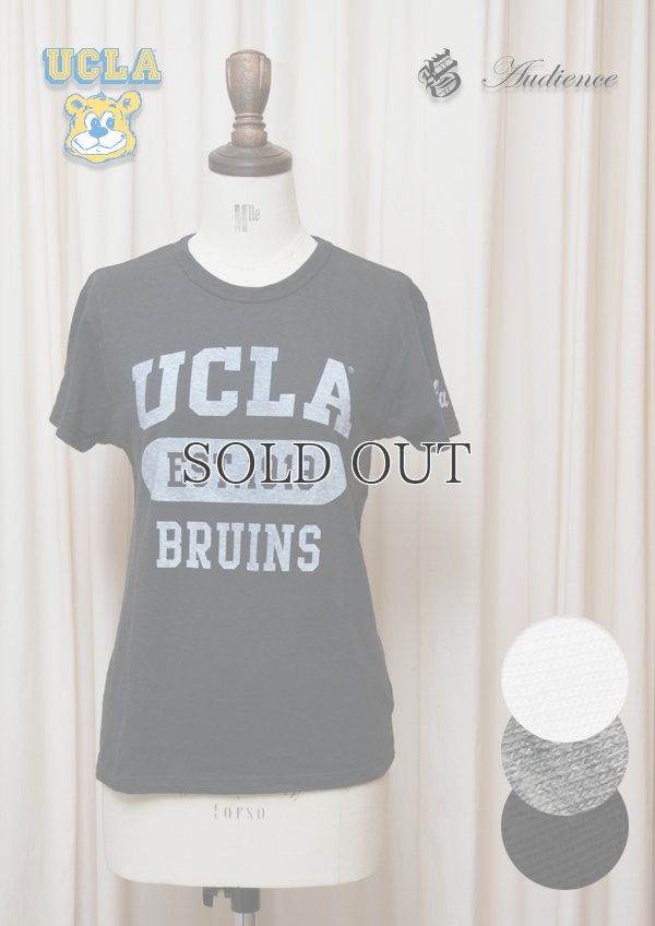 画像1: UCLA"UCLA EST.1919 BRUINS"三素材混カレッジプリント半袖クルーネックTシャツ [Lady's] / Audience