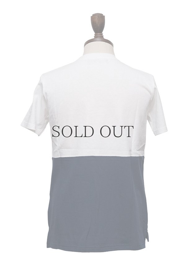 画像3: ラフィー天竺プリント切替Vネックカットソー / Upscape Audience