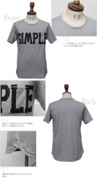 More photos1: 【RE PRICE / 価格改定】ラフィー天竺"SIMPLE"プリントポケット付きクルーネックT【MADE IN JAPAN】『日本製』/ Upscape Audience