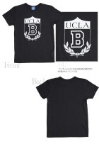 More photos1: 【RE PRICE / 価格改定】 UCLA"UCLA B"エンブレム三素材混カレッジプリント半袖クルーネックTシャツ / Audience