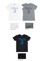 More photos2: 【RE PRICE / 価格改定】 UCLA"UCLA"エンブレム三素材混カレッジプリント半袖クルーネックTシャツ / Audience