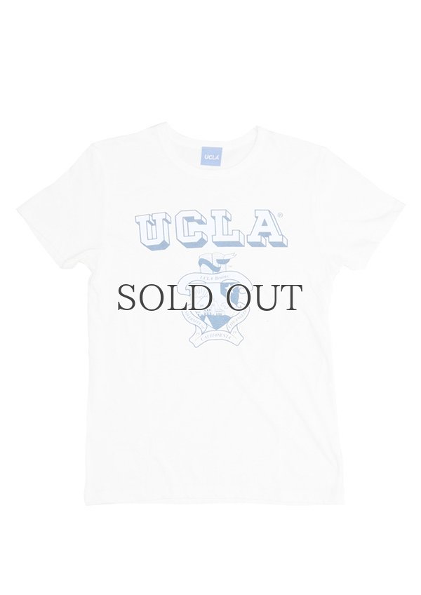 画像2:  UCLA"UCLA"エンブレム三素材混カレッジプリント半袖クルーネックTシャツ [Lady's] / Audience