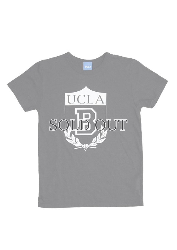 画像2: UCLA"UCLA B"エンブレム三素材混カレッジプリント半袖クルーネックTシャツ [Lady's] / Audience