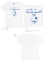 More photos1: 【RE PRICE / 価格改定】 UCLA"UCLA"エンブレム三素材混カレッジプリント半袖クルーネックTシャツ [Lady's] / Audience