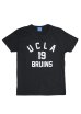 画像2: 【RE PRICE / 価格改定】UCLA"UCLA 19 BRUINS"三素材混カレッジプリント半袖クルーネックTシャツ [Lady's] / Audience (2)