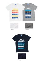 More photos2: 【RE PRICE / 価格改定】 UCLA"BRUINS"コットン/三素材混カレッジプリント半袖VネックTシャツ / Audience