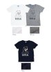 画像4: UCLA"Sleepy Bear"コットン/三素材混カレッジプリント半袖VネックTシャツ [Lady's] / Audience (4)