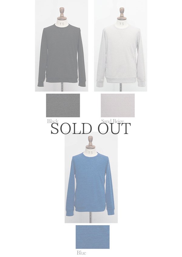 画像11: 9Gスパンニットソークルーネック長袖ガゼットスウェット【MADE IN JAPAN】『日本製』/ Upscape Audience