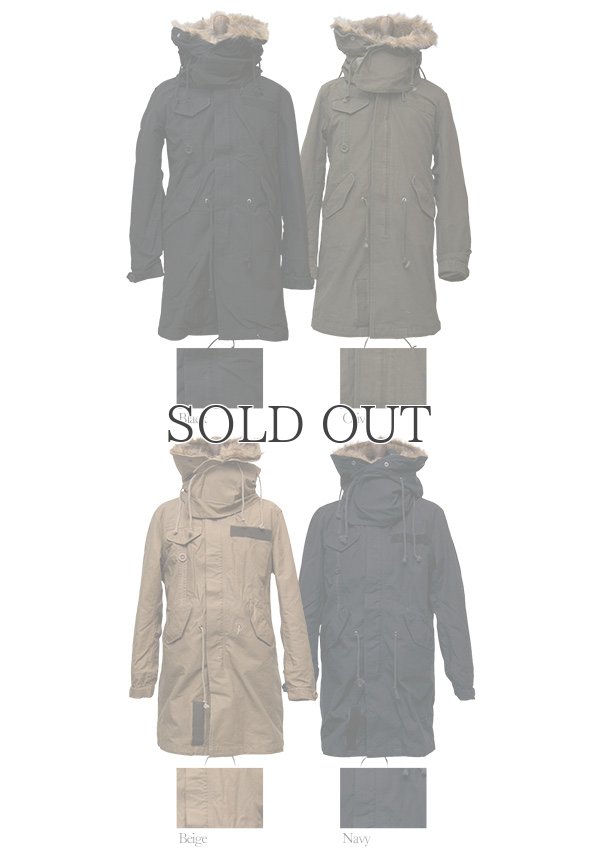 画像13: 高密度スラブツイル脱着ライナー付きモッズコート / Audience