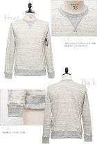 More photos2: 度詰裏毛クルーネック長袖ガゼットポケ付スウェット【MADE IN JAPAN】『日本製』/ Upscape Audience