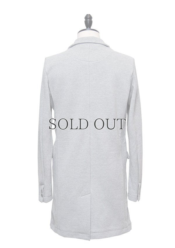 画像11: 裏ボーダー鹿の子2Bチェスターコート / Audience