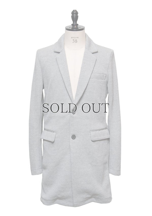 画像10: 裏ボーダー鹿の子2Bチェスターコート / Audience