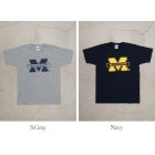 More photos2: 【RE PRICE / 価格改定】MICHIGAN "M" C/N S/S 6.6oz オールドプリントT / Audience