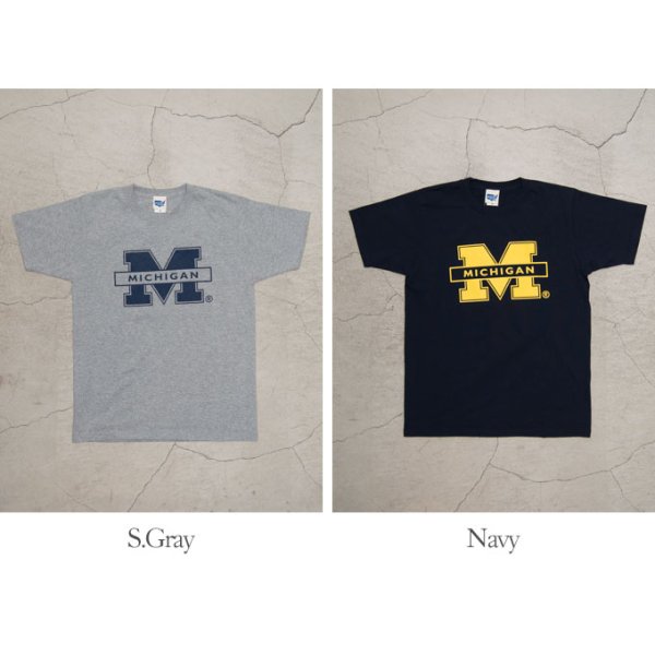 画像5: 【RE PRICE / 価格改定】MICHIGAN "M" C/N S/S 6.6oz オールドプリントT [Lady's] / Audience