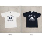 More photos1: 【RE PRICE / 価格改定】MICHIGAN "MICHIGAN M WOLVERINES" C/N S/S 6.6oz オールドプリントT [Lady's] / Audience