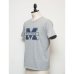 画像2: 【RE PRICE / 価格改定】MICHIGAN "M" C/N S/S 6.6oz オールドプリントT [Lady's] / Audience (2)