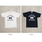 More photos1: 【RE PRICE / 価格改定】MICHIGAN "MICHIGAN M WOLVERINES" C/N S/S 6.6oz オールドプリントT / Audience