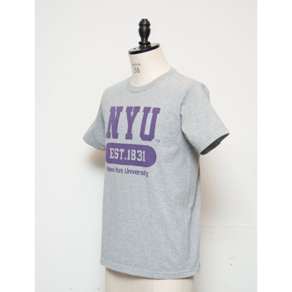 画像2: 【RE PRICE / 価格改定】NEW YORK UNIVERSITY"NYU EST.1831"C/N S/S 6.6oz オールドプリントT [Lady's] / Audience