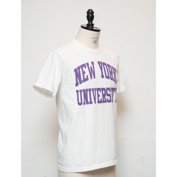 画像16: 【RE PRICE / 価格改定】NEW YORK UNIVERSITY"NEW YORK UNIVERSITY"C/N S/S 6.6oz オールドプリントT / Audience