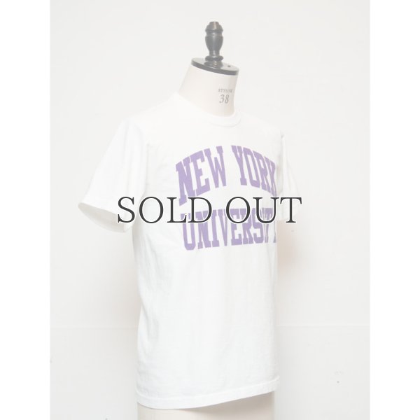 画像16: 【RE PRICE / 価格改定】NEW YORK UNIVERSITY"NEW YORK UNIVERSITY"C/N S/S 6.6oz オールドプリントT / Audience