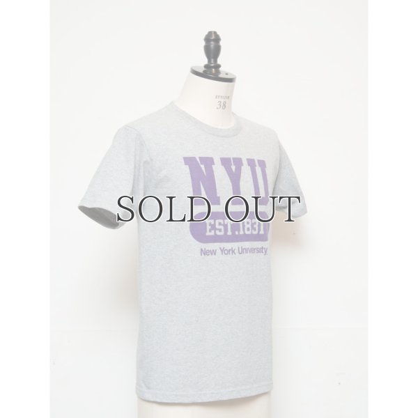 画像9: NEW YORK UNIVERSITY"NYU EST.1831"C/N S/S 6.6oz オールドプリントT / Audience