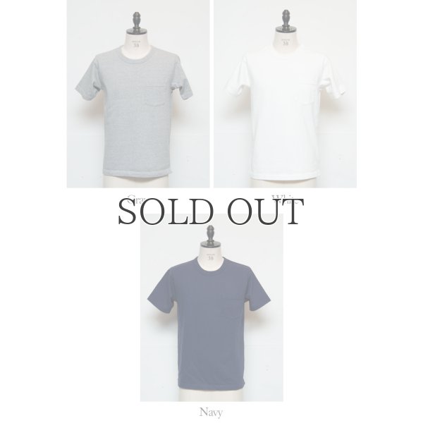 画像8: 胸ポケットクルーネック半袖カットソー / mayoSPRUCE