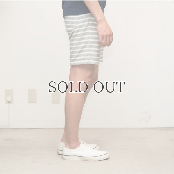 画像15: イズミールコットンパイルボーダーイージーショーツ【MADE IN JAPAN】『日本製』/ Upscape Audience