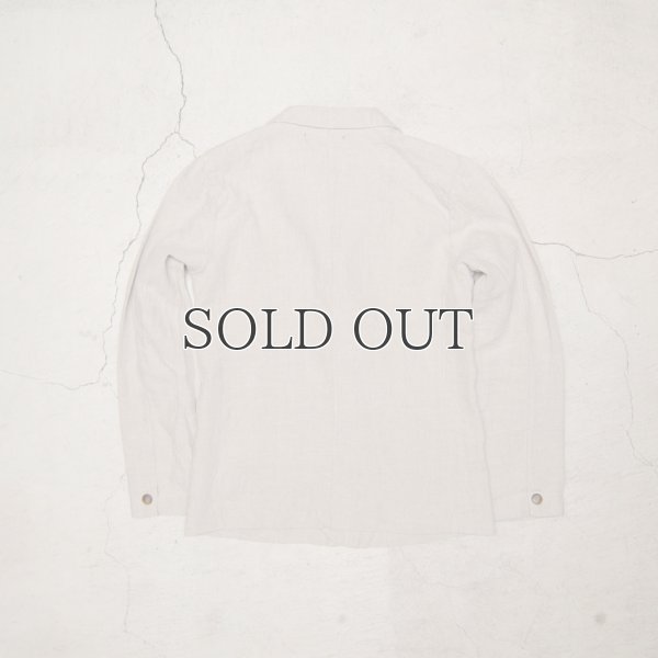 画像11: French Linen(フレンチリネン)ナチュールドキャンバス2Bジャケット【MADE IN JAPAN】『日本製』/ Upscape Audience