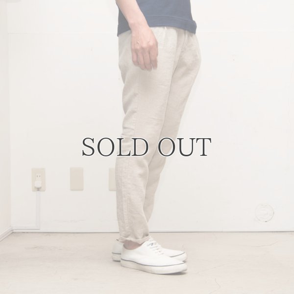 画像12: フレンチリネンナチュールドキャンバス2タックアンクルパンツ【MADE IN JAPAN】『日本製』 / Upscape Audience