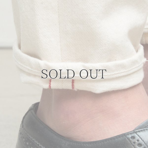 画像15: Unbleached（生成）赤耳（セルヴィッチ）デニムアンクル丈パンツ【MADE IN JAPAN】『日本製』【送料無料】 / Upscape Audience